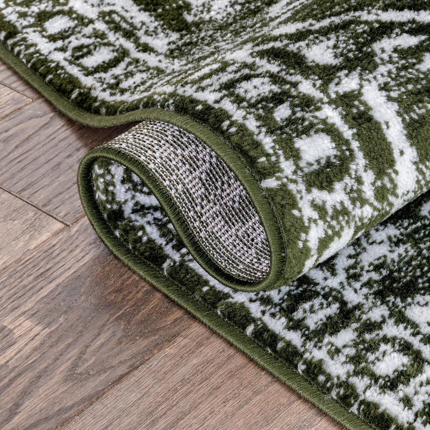 Disa Vintage Medallion Green Soft Rug DZ-05