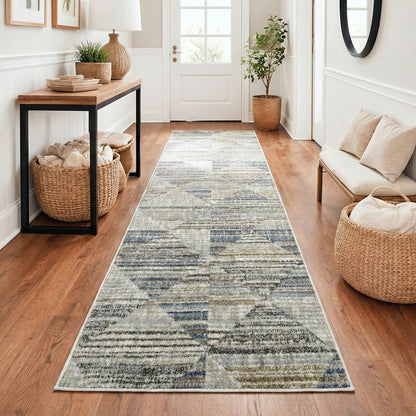 Elemental Knoll Plush Washable Roll Runner Rug ELM-11-R