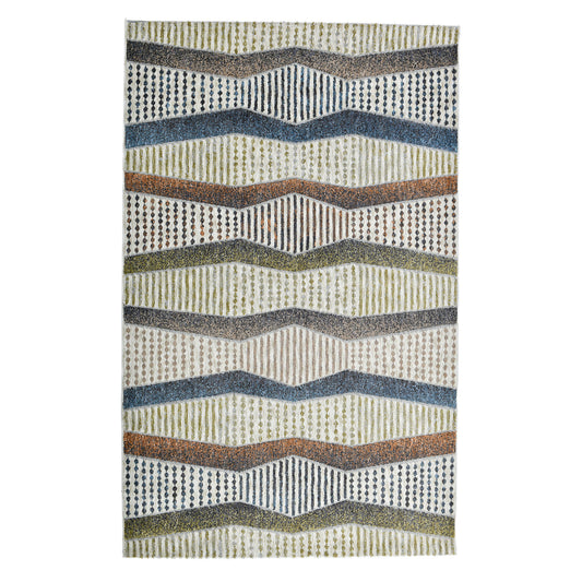 Elemental Ridge Plush Washable Rug ELM-21