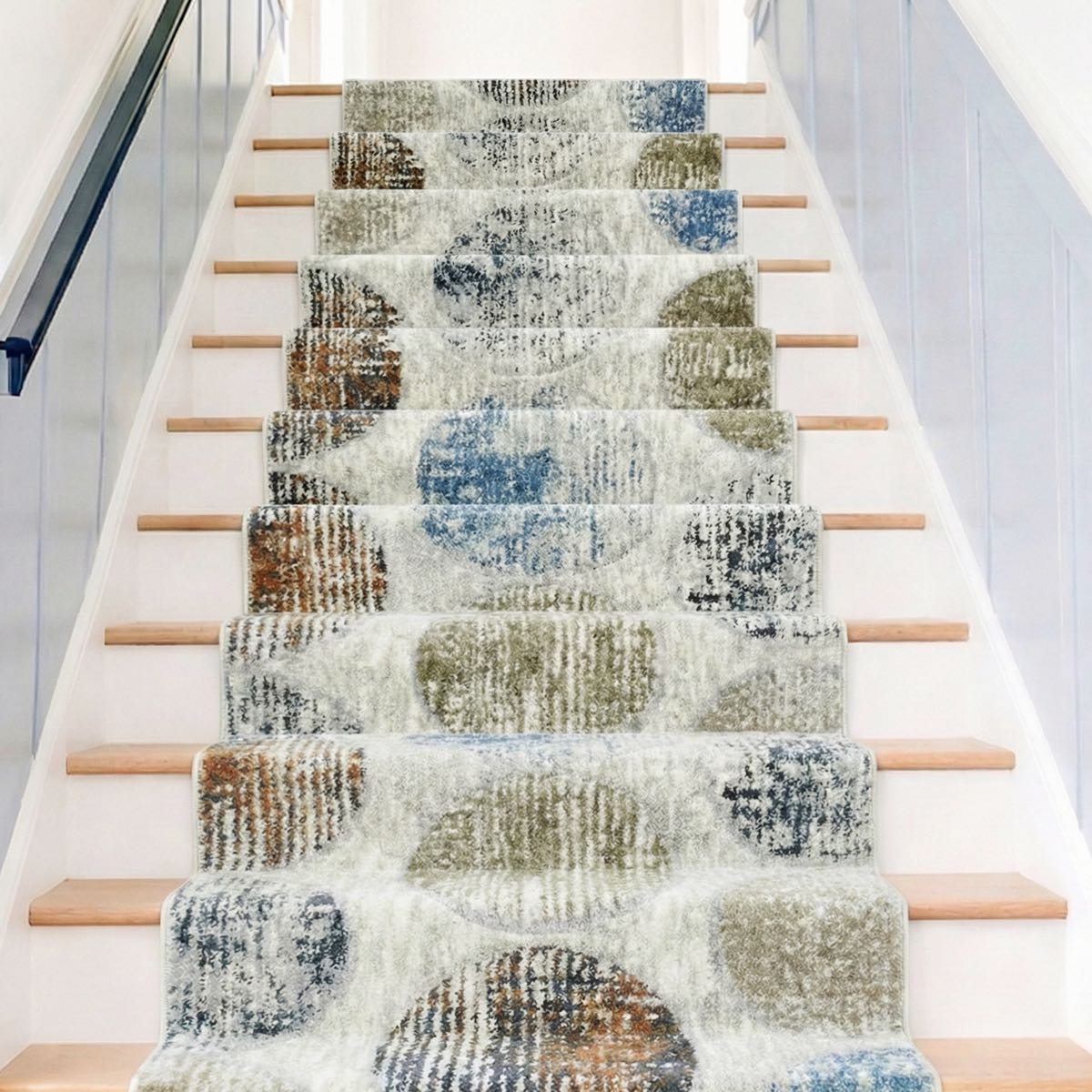 Elemental Vale Plush Washable Roll Runner Rug ELM-31-R