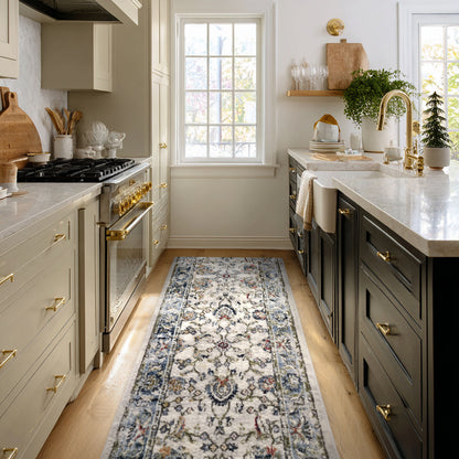 Indira Elysium Ivory Roll Runner IND-102