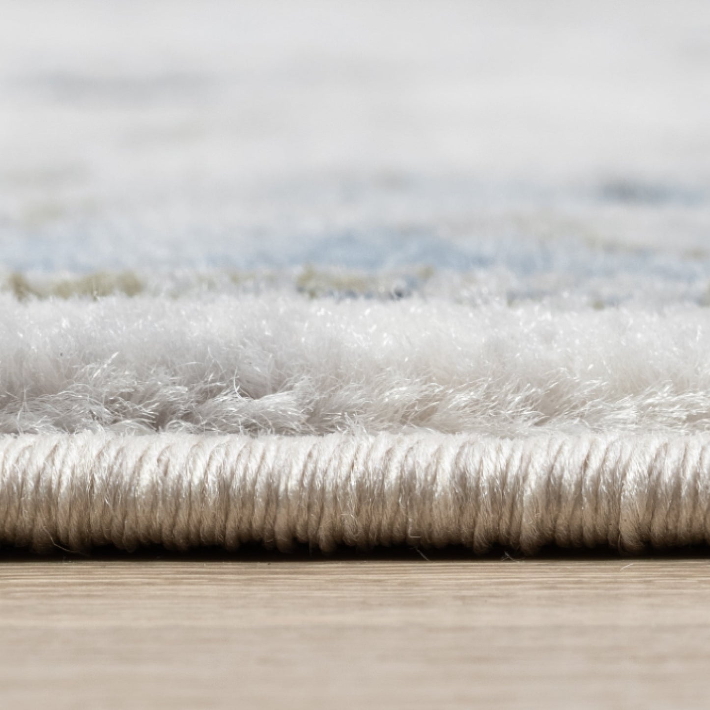 Indira Elysium Ivory Rug with Fringe IND-102