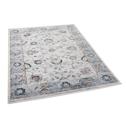 Indira Elysium Ivory Rug with Fringe IND-102