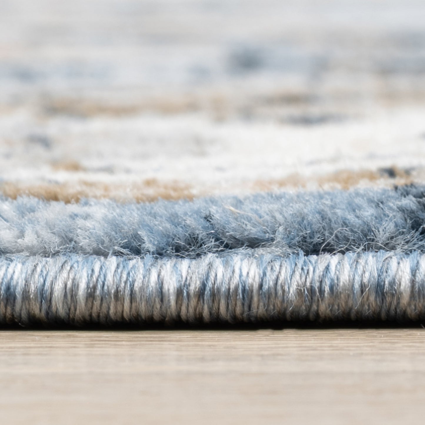 Indira Elysium Midnight Blue Rug with Fringe IND-106