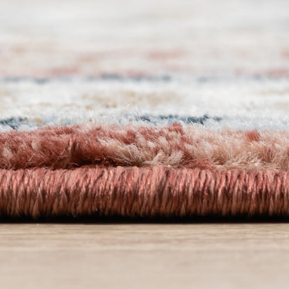 Indira Mythos Crimson Rug with Fringe IND-130