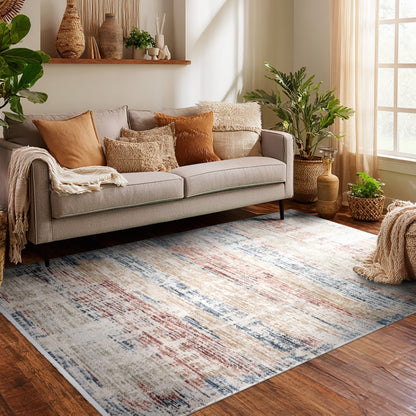 Indira Mirage Multi-Color Rug with Fringe IND-151