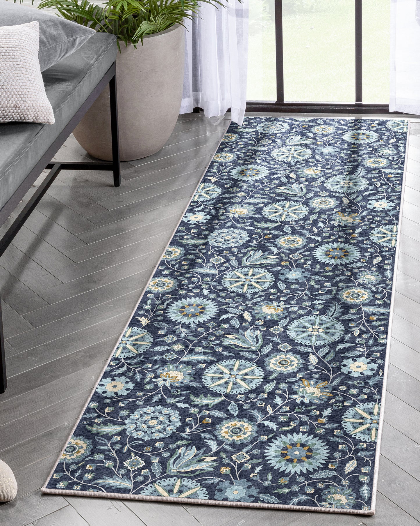 Kings Court Charlotte Blue Rug IP-KC-180