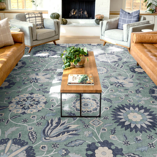 Kings Court Charlotte Green Rug IP-KC-181