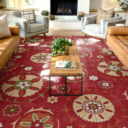 Kings Court Beatrice Red Rug IP-KC-190