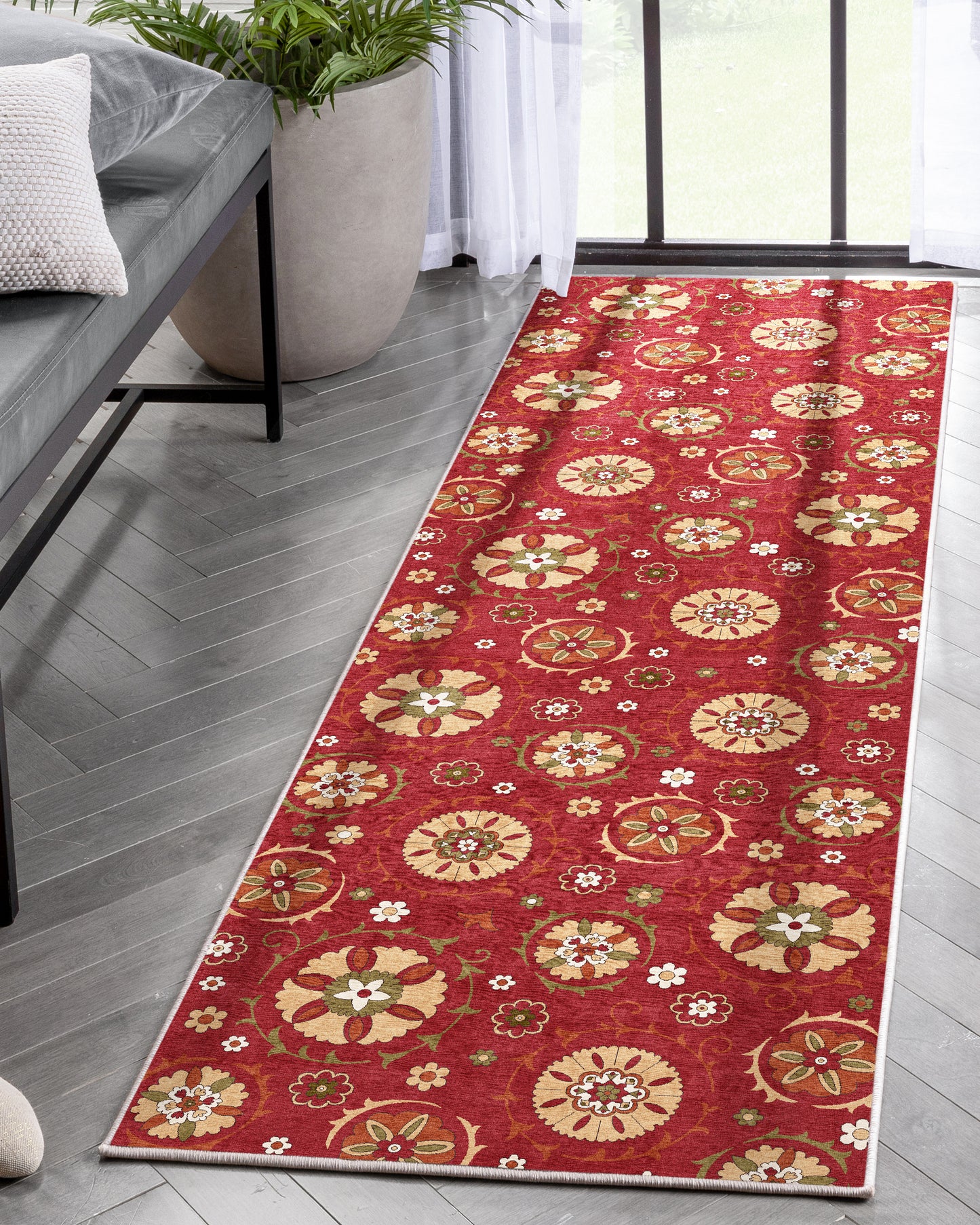 Kings Court Beatrice Red Rug IP-KC-190