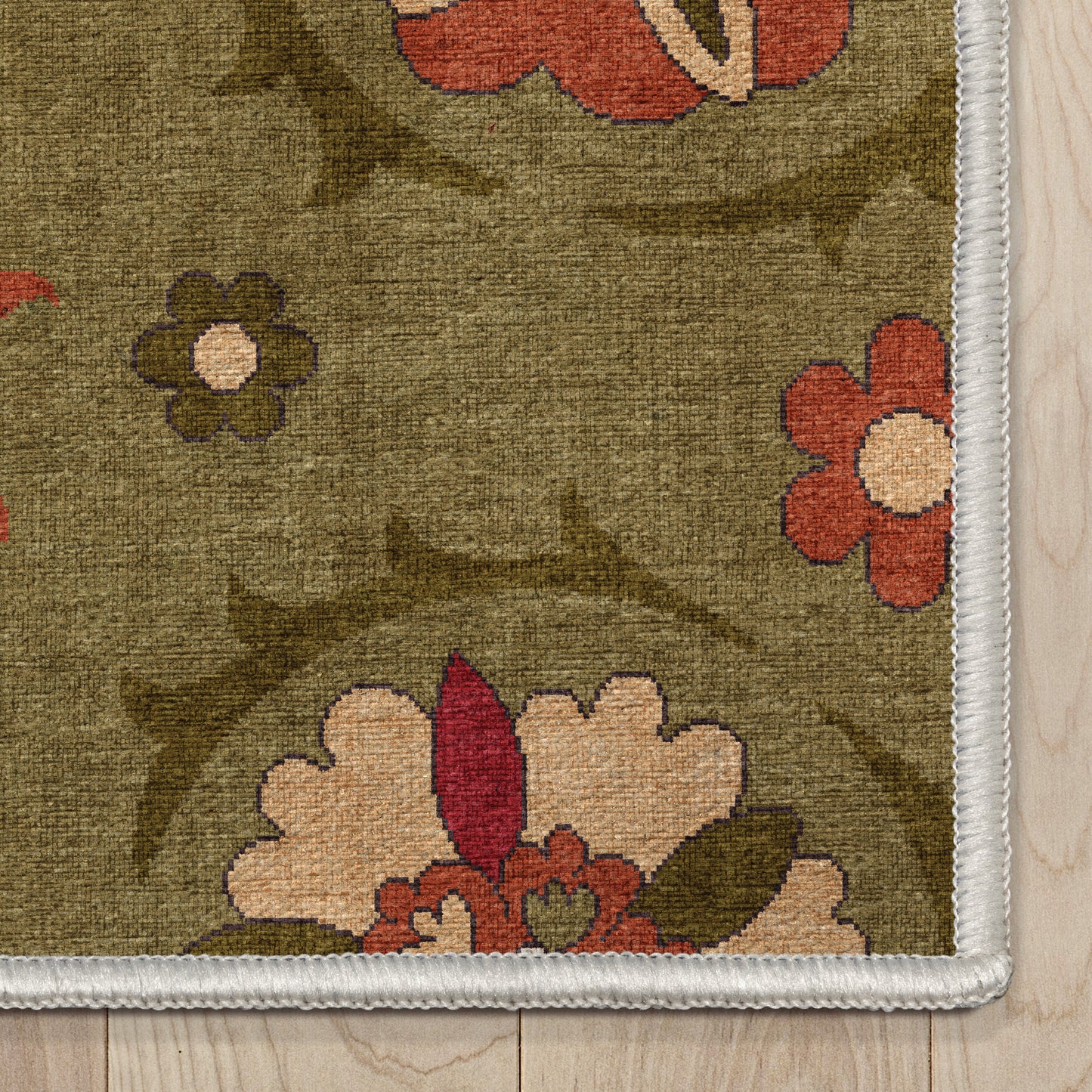 Kings Court Beatrice Green Rug IP-KC-191