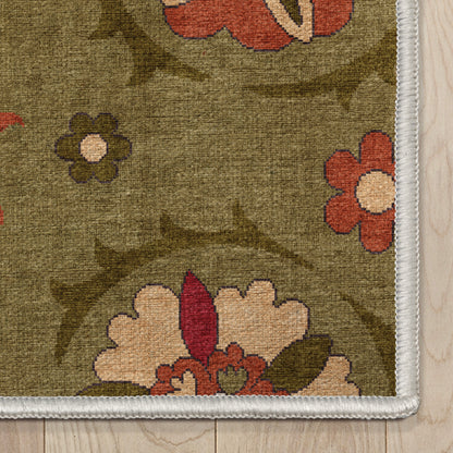 Kings Court Beatrice Green Rug IP-KC-191