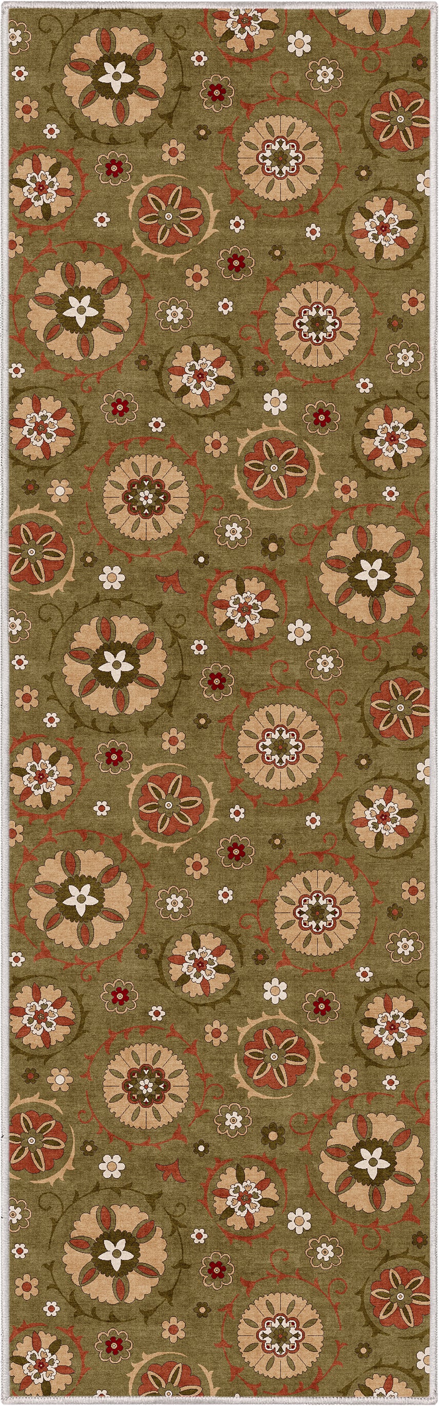 Kings Court Beatrice Green Rug IP-KC-191