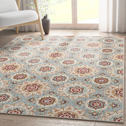 Kings Court Victoria Blue Rug IP-KC-210
