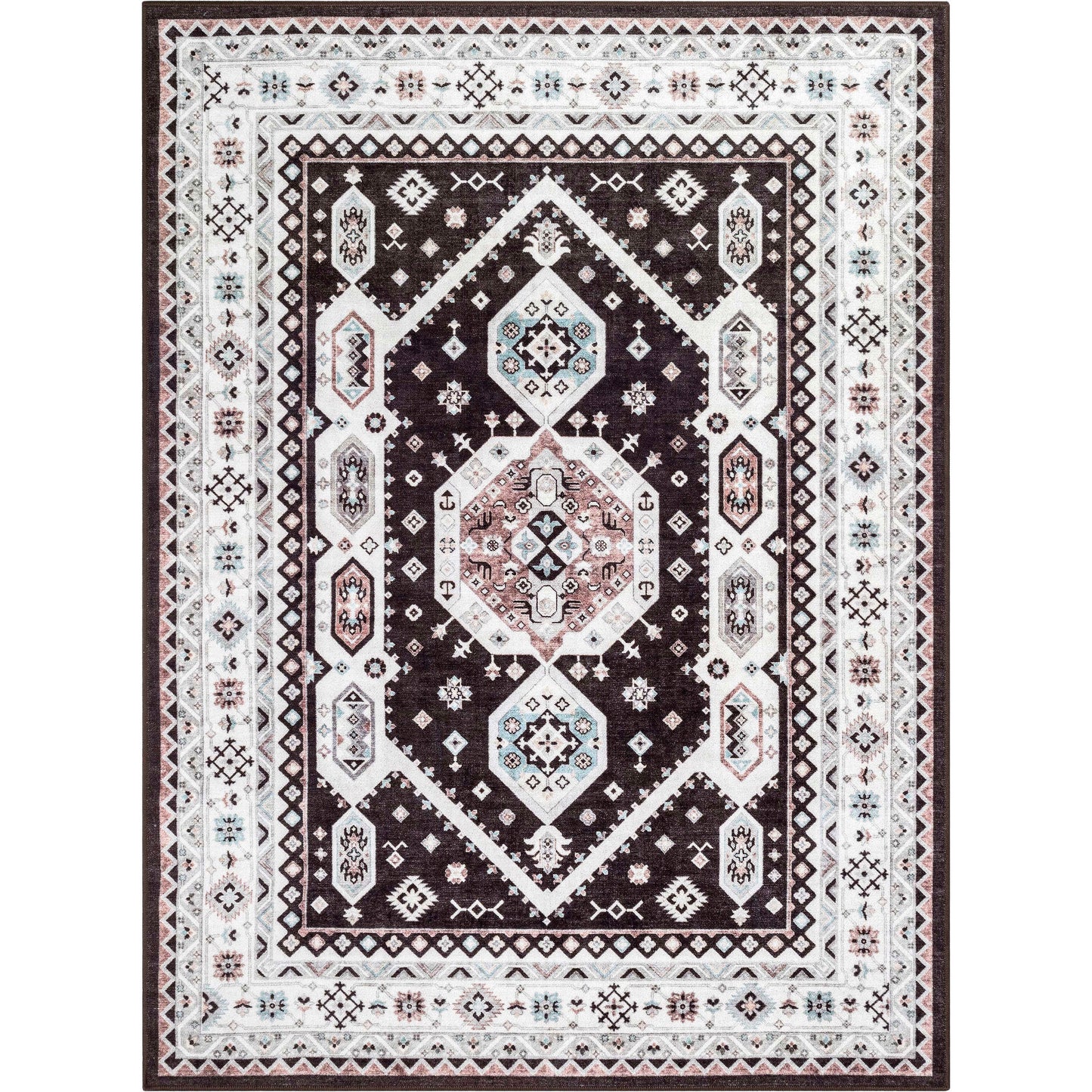 Kings Court Kama Black Rug KC-213