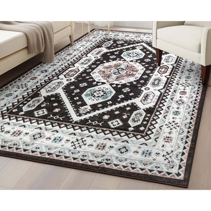 Kings Court Kama Black Rug KC-213