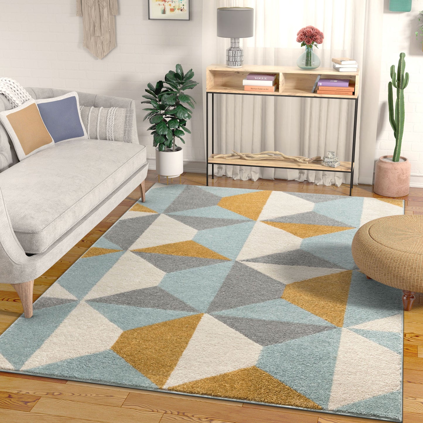 Zeke Gold Modern Bohemian Rug MC-251