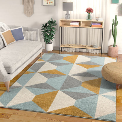 Zeke Gold Modern Bohemian Rug MC-251