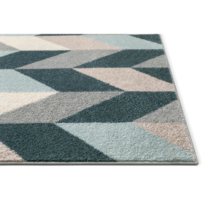 Porter Blue Modern Bohemian Rug MC-264