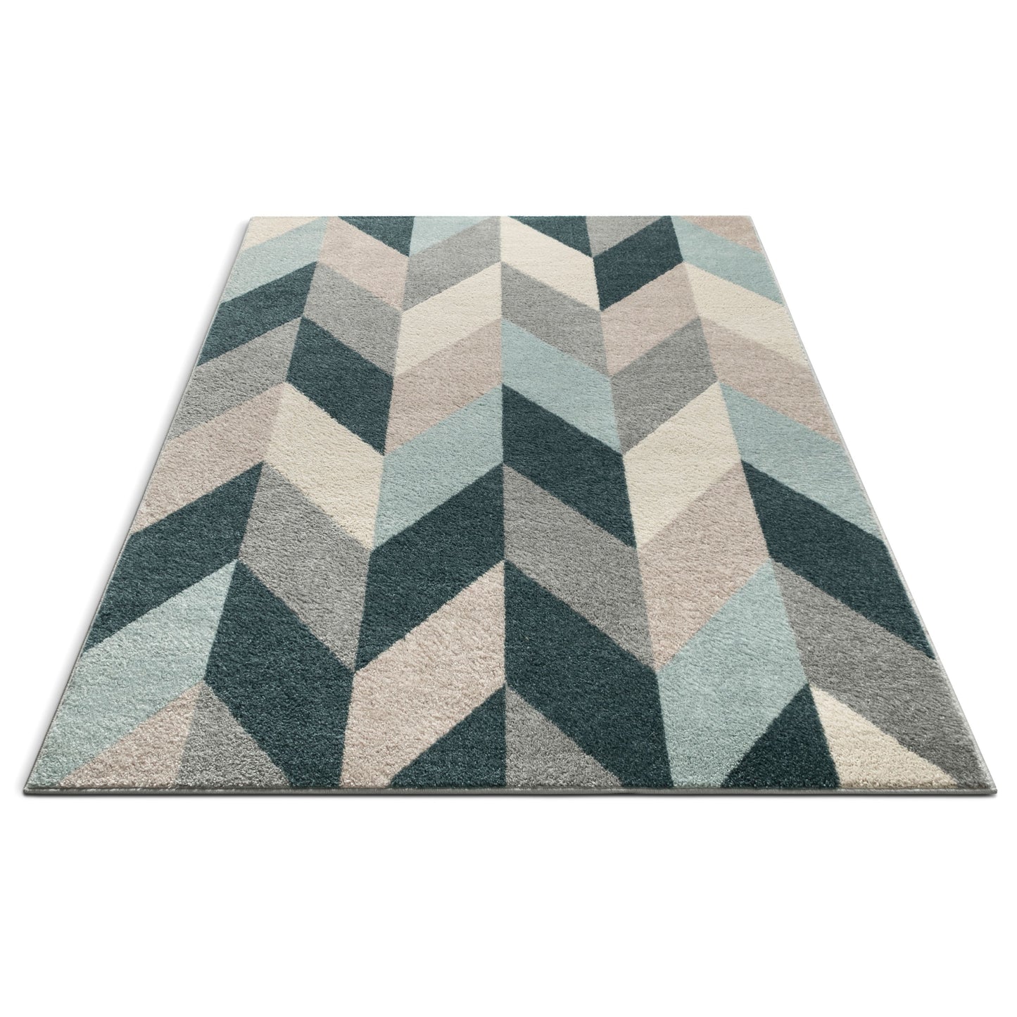 Porter Blue Modern Bohemian Rug MC-264