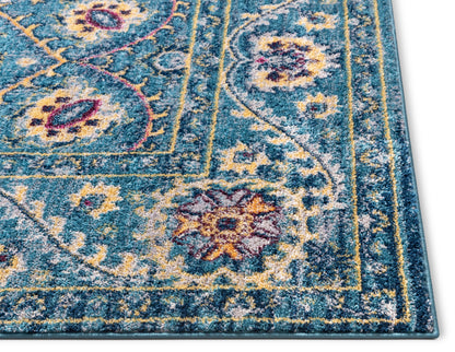 Mae Blue Modern Bohemian Rug MC-344