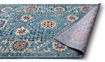 Mae Blue Modern Bohemian Rug MC-344