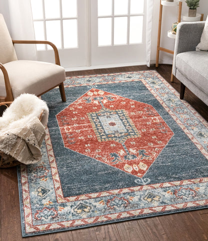 Mabel Blue Modern Rug MC-384