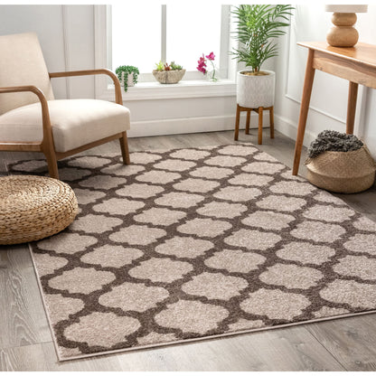 Zoe Natural Modern Trellis Rug MC-52