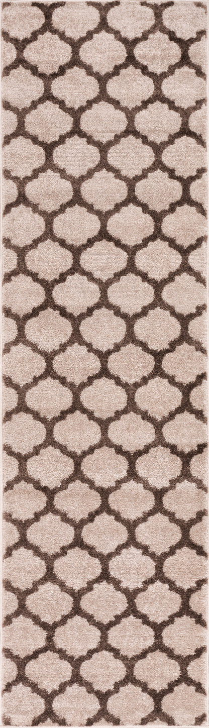 Zoe Natural Modern Trellis Rug MC-52