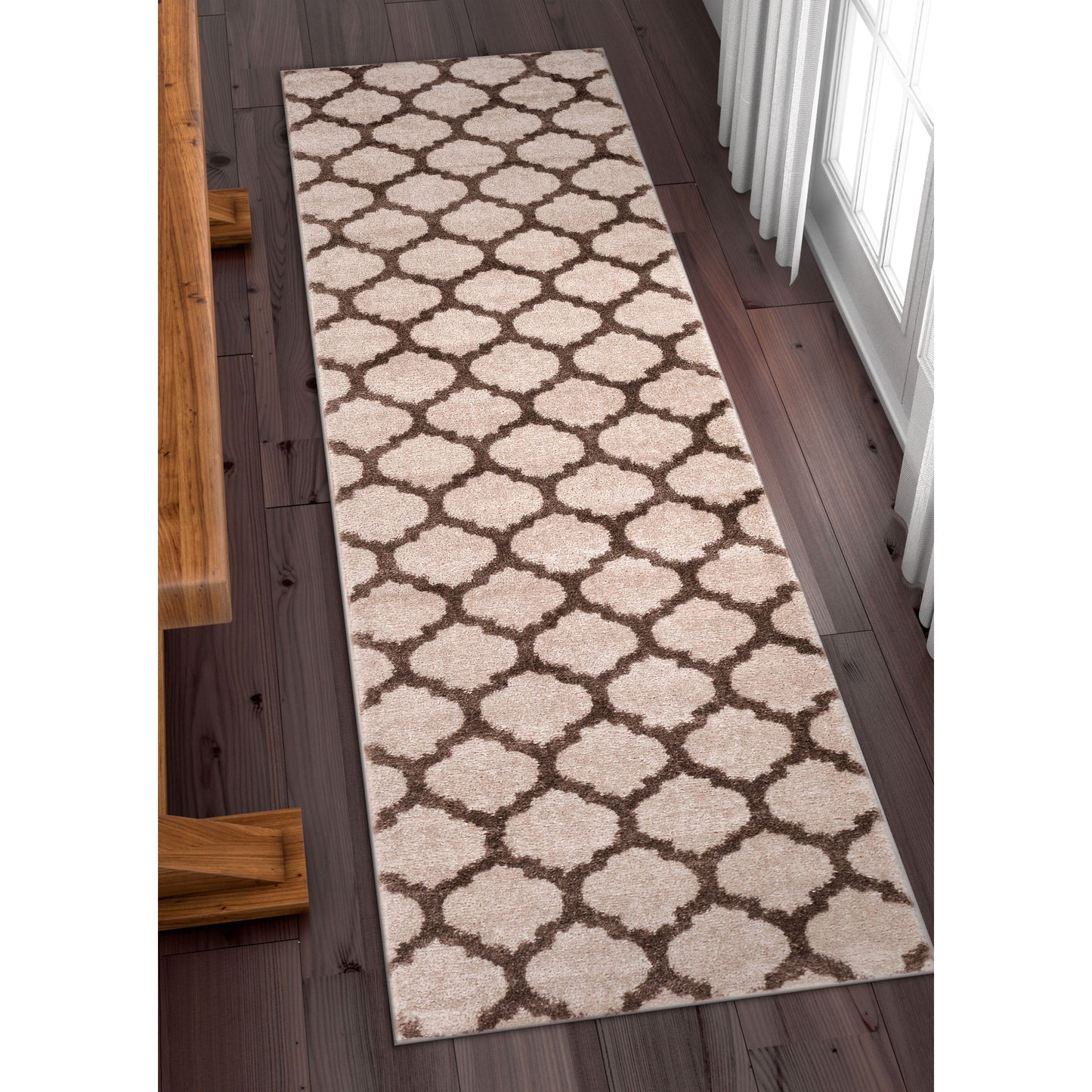 Zoe Natural Modern Trellis Rug MC-52
