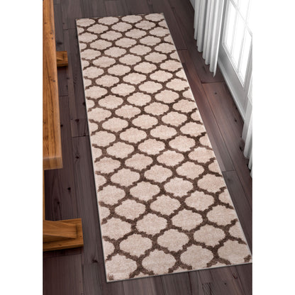 Zoe Natural Modern Trellis Rug MC-52