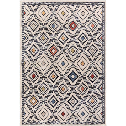 Moderne Bohemian Chic Tribal Moroccan Beige Rug MG-122