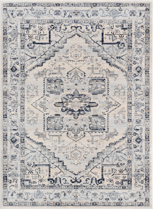 Omaha Camilla Ivory Blue Rug OM-217