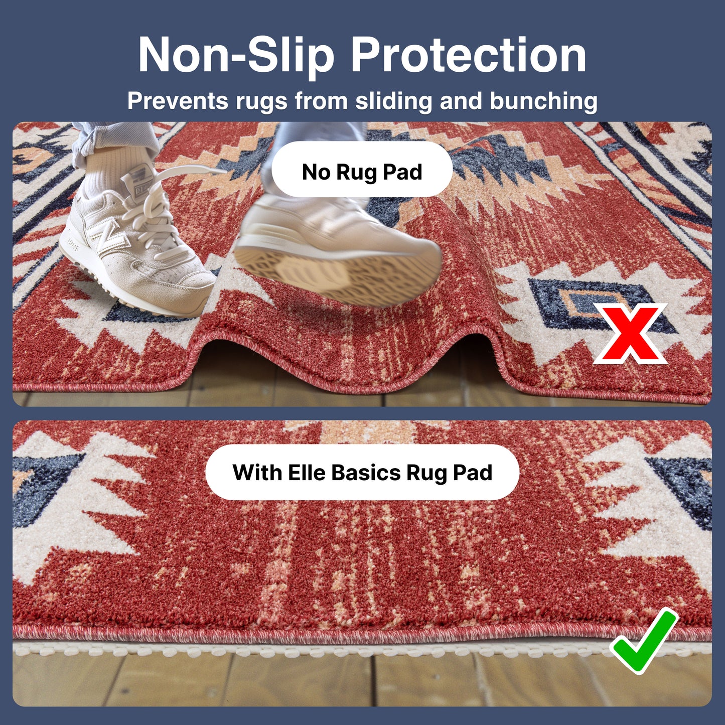 Elle Basics Non-Slip Rug Pad PAD-2