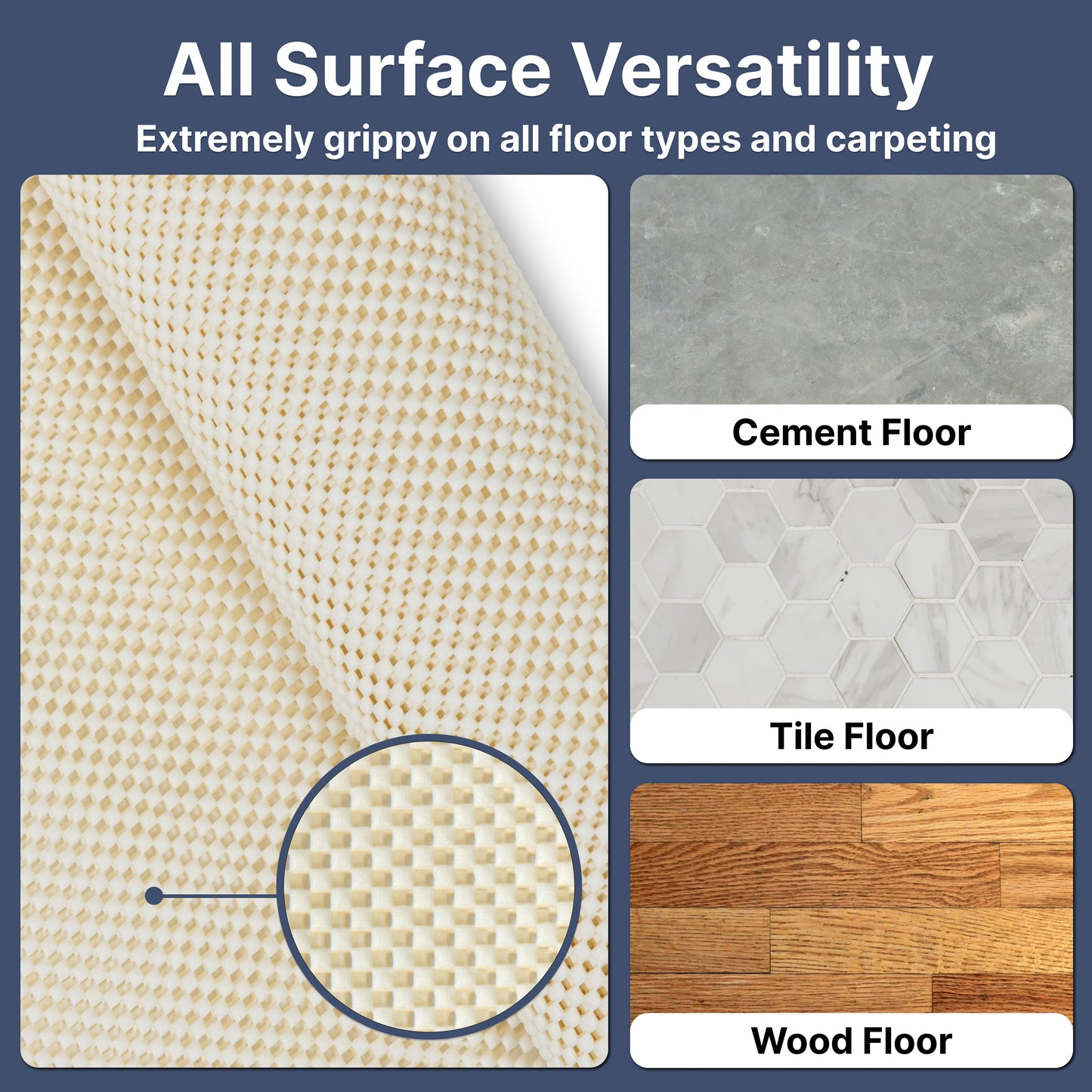 Elle Basics Non-Slip Rug Pad PAD-2
