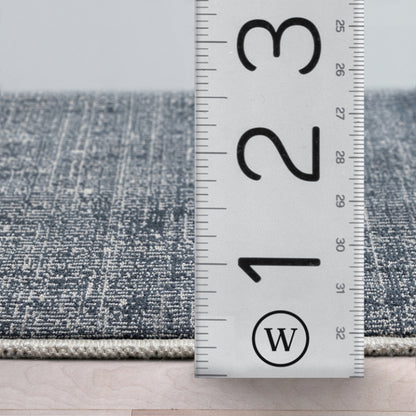 Velluto Como Dark Blue Broadloom Roll VEL-04
