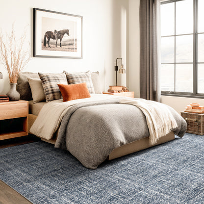 Velluto Como Dark Blue Broadloom Roll VEL-04