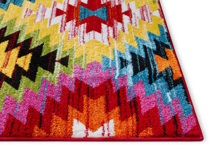 Joy Multi Modern Tribal Rug VI150