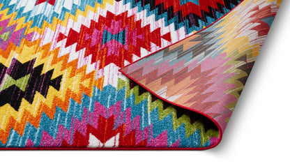 Joy Multi Modern Tribal Rug VI150