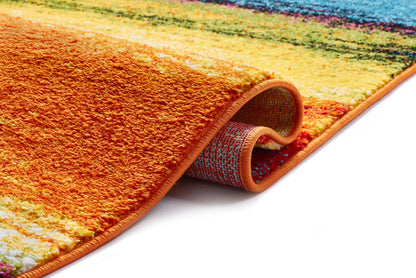 Unbelievable Multi Modern Bright Rug VI51