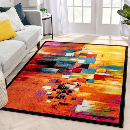 Unforgettable Multi Modern Bright Rug VI71
