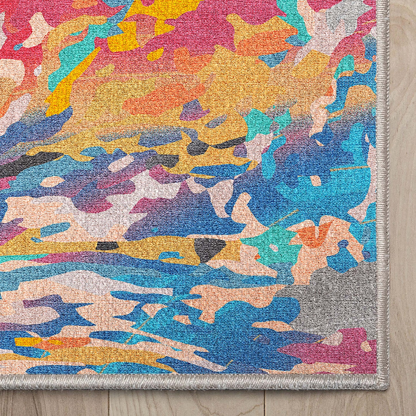 Abstract Harmony Multi Color Rug W-AB-15D