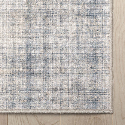 Abstract Rio Blue Cream Rug W-AB-22A