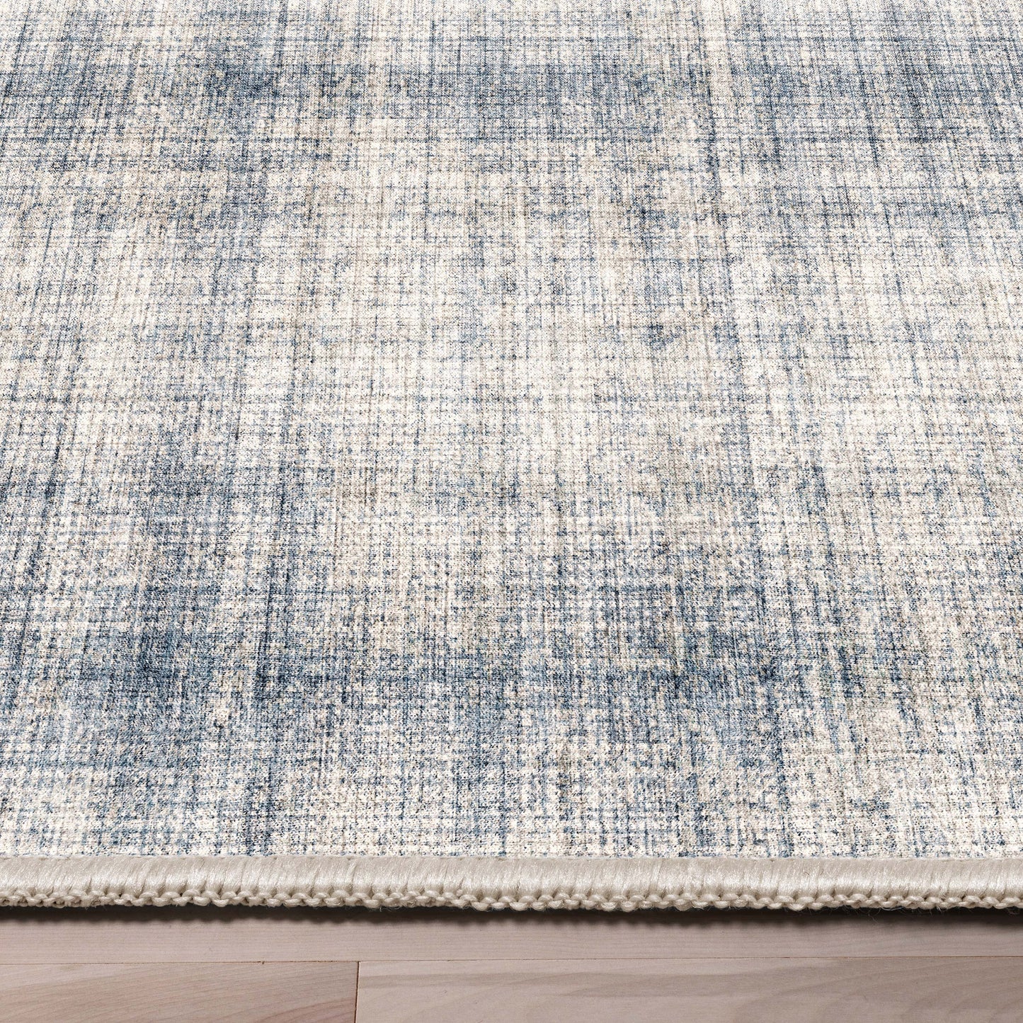 Abstract Rio Blue Cream Rug W-AB-22A