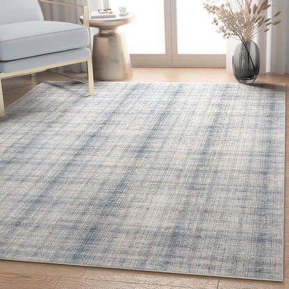 Abstract Rio Blue Cream Rug W-AB-22A