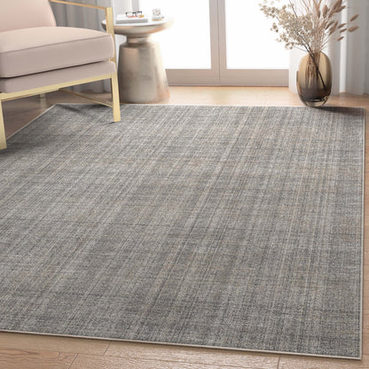 Abstract Burst Beige Anthracite Rug W-AB-23A