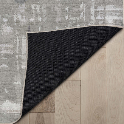 Abstract Bauhaus Beige Blue Rug W-AB-26A