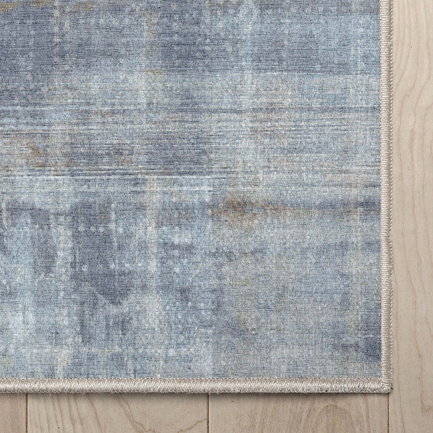 Abstract Toronto Blue Rug W-AB-32A