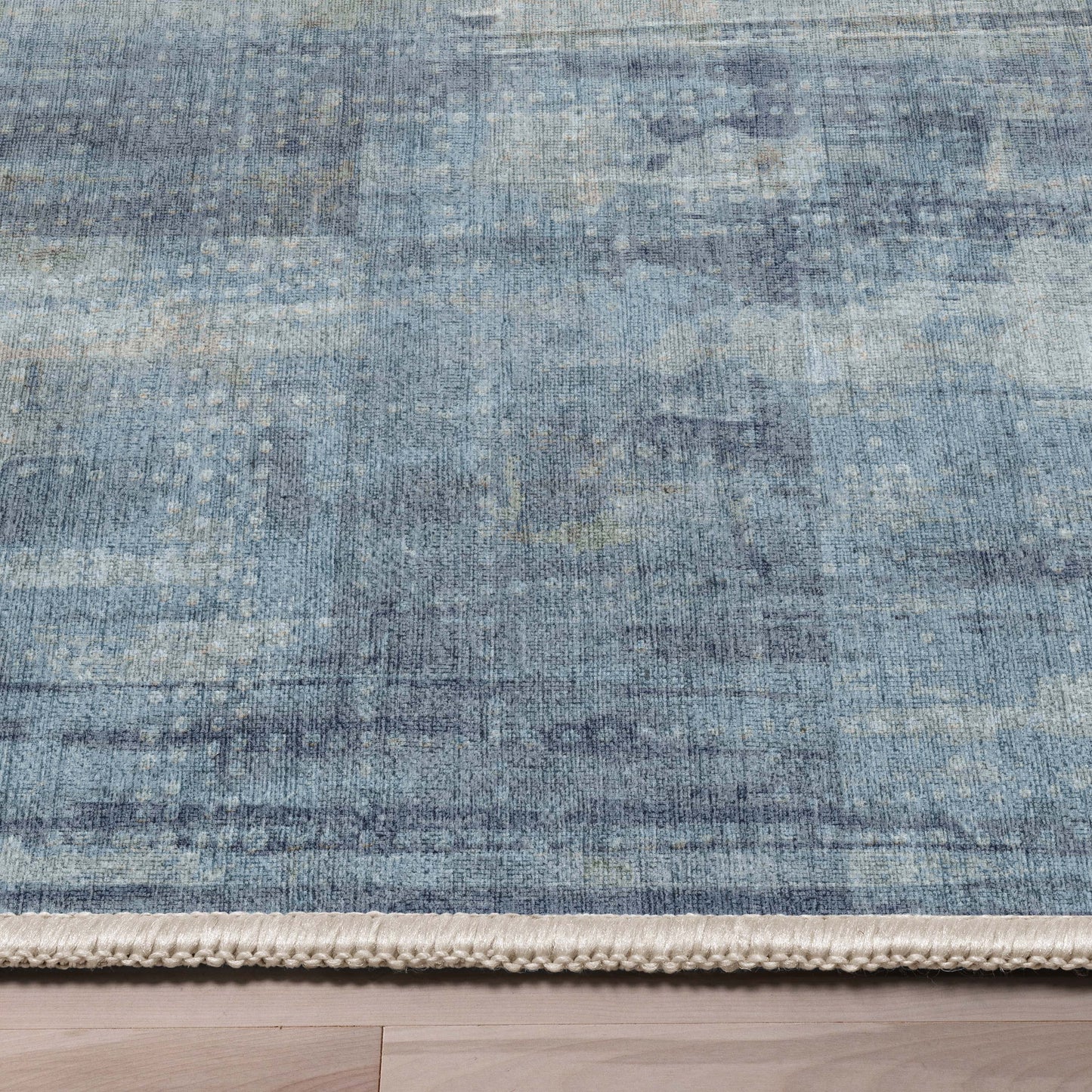 Abstract Toronto Blue Rug W-AB-32A