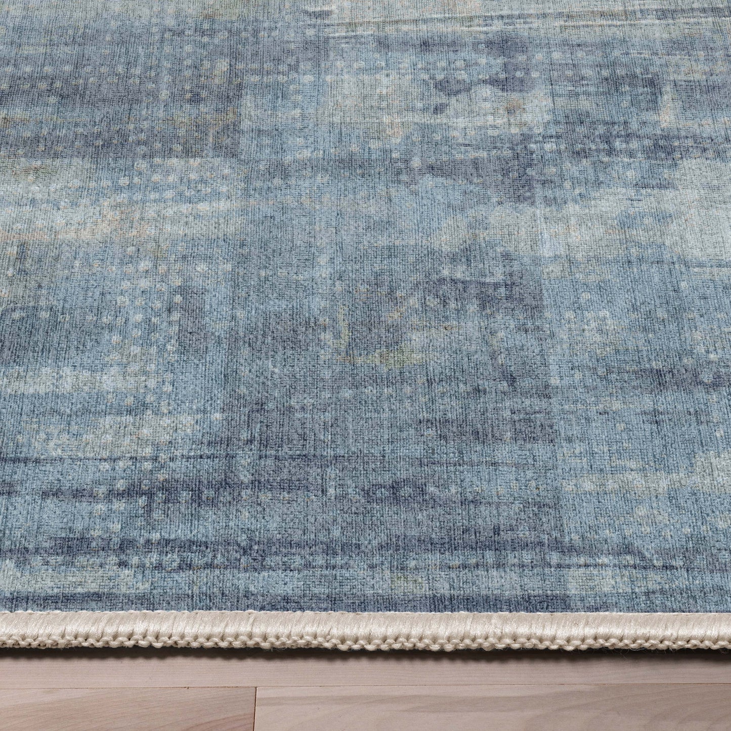 Abstract Toronto Blue Rug W-AB-32A